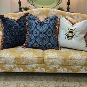 Set of 3 Euro pillows